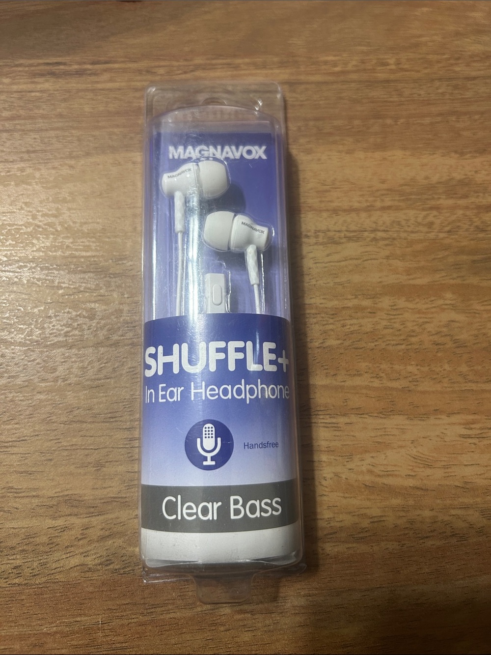 Magnavox Shuffle+ White In-Ear Headphones - Handsfree Clear Bass